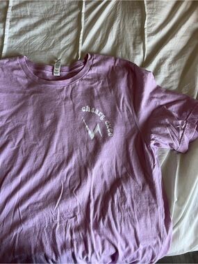 CHAARG exec “in my CHAARG era” pink t-shirt